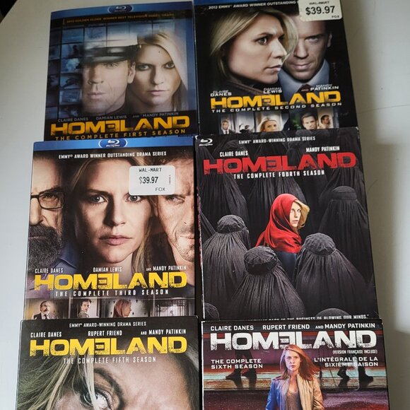HOMELAND BLU-RAY 1,2,3,4,5 & 6 SEASONS - Picture 3 of 9
